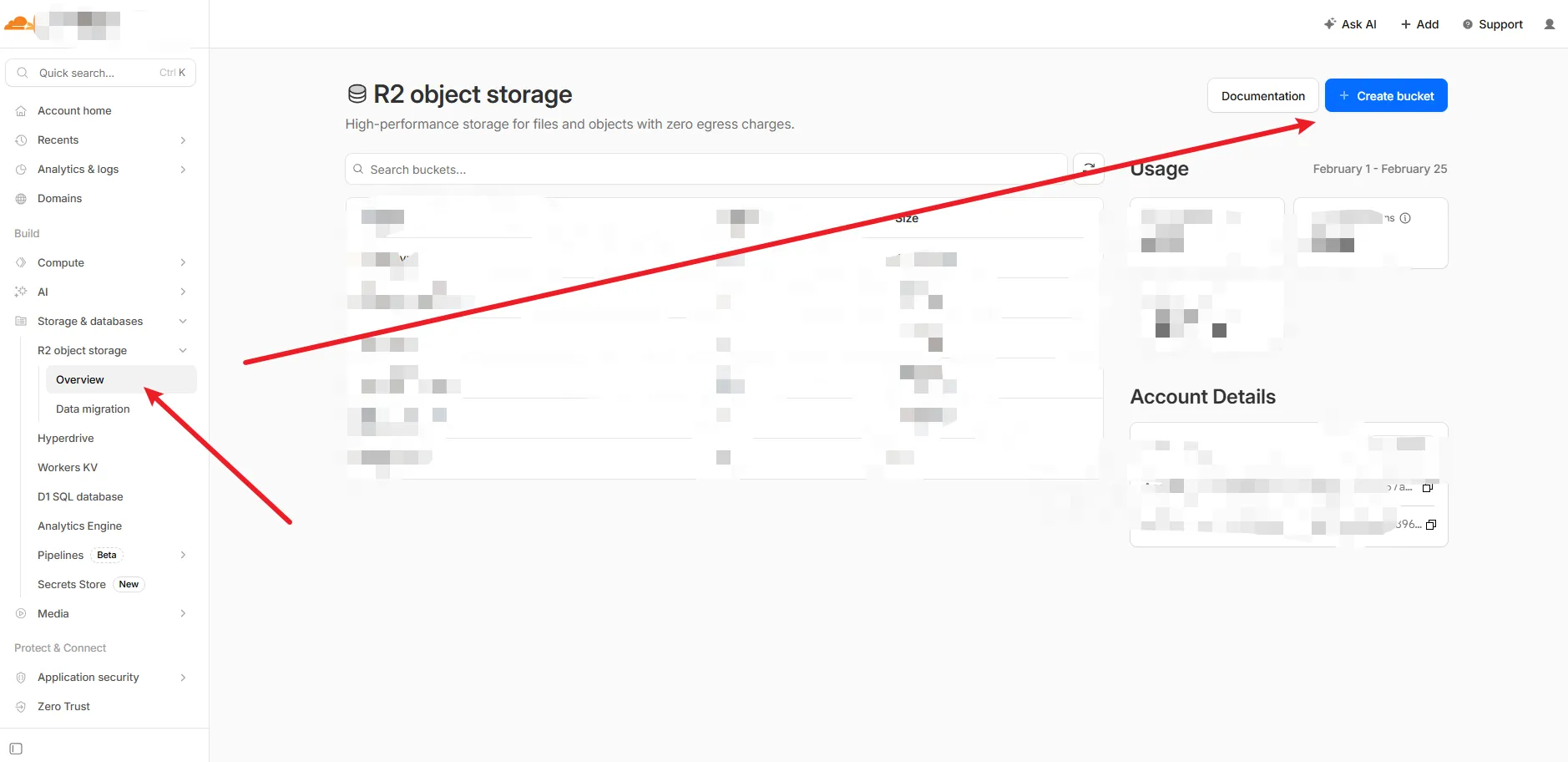 Create Cloudflare R2 bucket